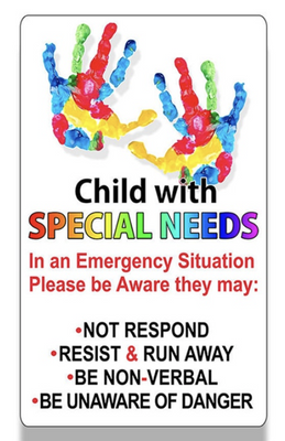 Child with Special Needs Sticker