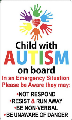Child with Autism Sticker