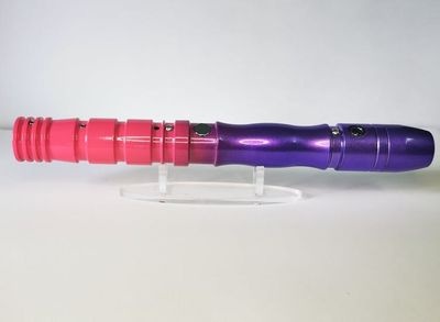 Ombre Purple to Pink Powder Coat Saber
