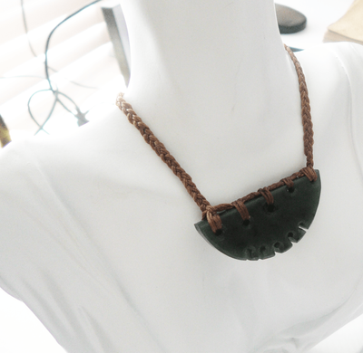 ​Pounamu breastplate necklace