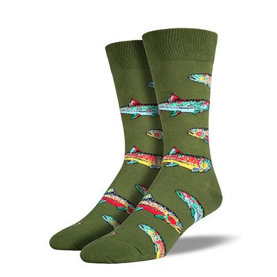 Socksmith | Mens Socks | Trout Green