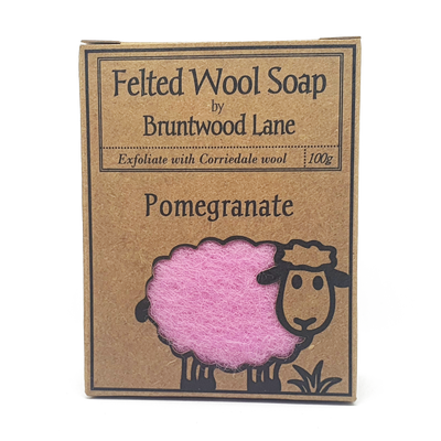Bruntwood Lane | Fresh &amp; Fruity felted wool soaps - 4 colours
