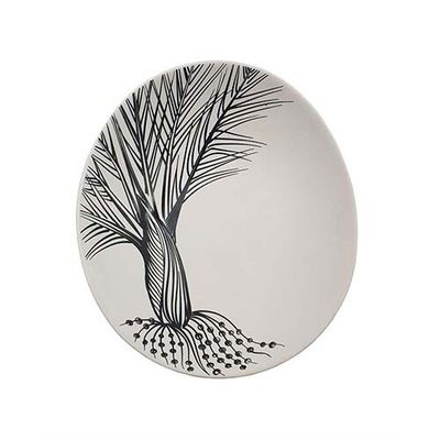 Jo Luping Design | Porcelain Bowl | Nikau Black on White