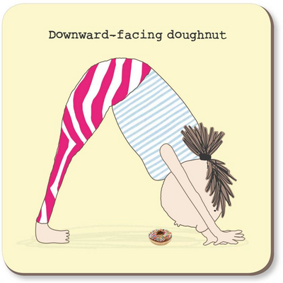 Rosie Made a Thing | Coaster | Downward facing doughnut