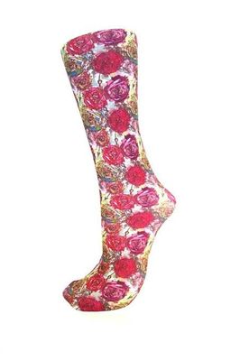 Celeste Stein | Couture Trouser Socks - Roses