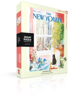 New York Puzzle Co | 1000pc | New Yorkers Cats Eye View