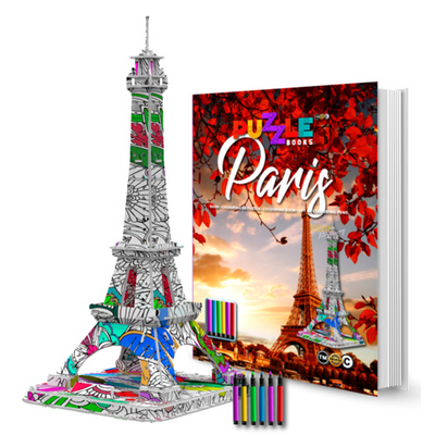 Just Great Designs | Paris 3D Puzzle &amp; Book