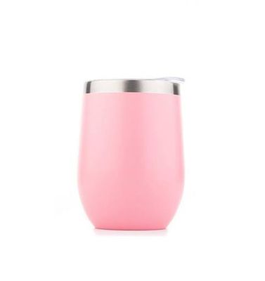 Caliwoods | Reusable Insulated Cup  - pink/white