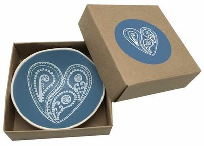 Jo Luping Design | Porcelain dish - Aroha hearts, 4 colourways