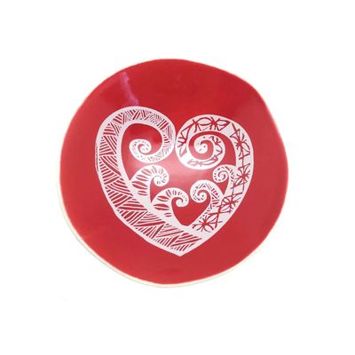 Jo Luping Design | Porcelain dish - Aroha hearts, 4 colourways