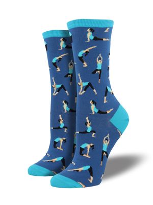 Socksmith I a Women&#039;s Socks - Yoga People, blue