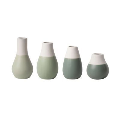 Rader I Set of 4 mini vases - green