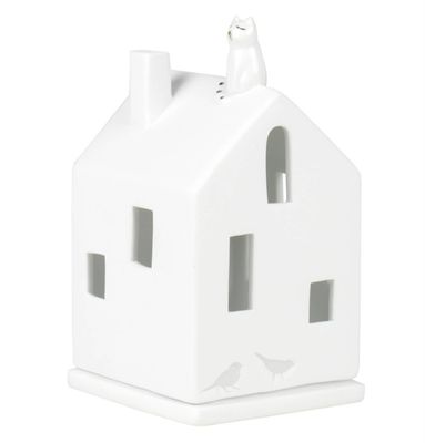 Rader I porcelain Tealight house - Cat on Roof