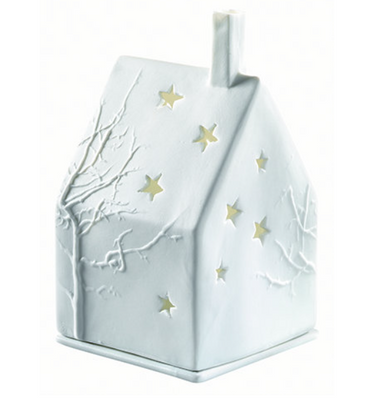 Rader l a small porcelain tealight - Branch star house