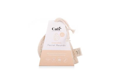 Caliwoods I Reusable facial founds, bag of 10