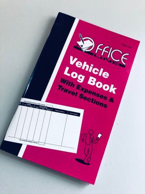1019 Vehicle Log Book with Expenses &amp; Travel