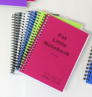 1072 Fat Little Note Book 300pg, Twin Wire