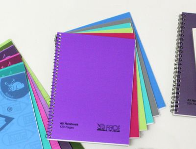 1093 A5 120pg Note Book - Ass Colours