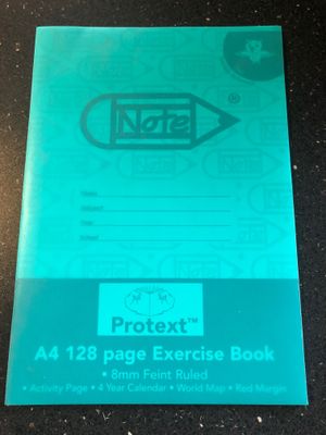 1174 A4 PP Exercise book 128pg