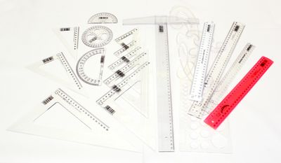 JO3700 French Curve Set - Clear