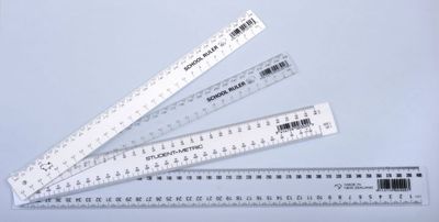 JO3785 150mm School Ruler - Clear - Metric