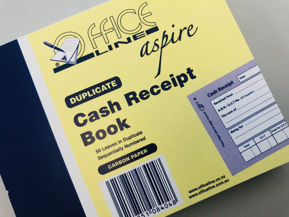 3-Part Cash Receipt Book - Receipts For Payments (Book Of 200