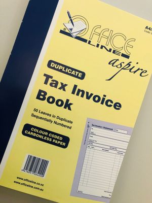8400 A4 Aspire Tax Invoice Book Dup 50/s