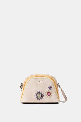 SALE - (Was $169) Desigual - Beige Mandala Small Shoulder Bag
