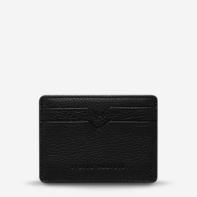 Status Anxiety Together For Now Black Card Holder