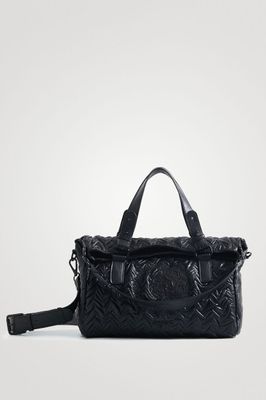 SALE - (Was $249) Desigual Wrinkled Effect Black Handbag