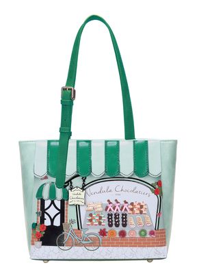 SALE - (Was $329) Vendula Mint Chocolatier Shopper Bag