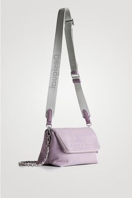 SALE - (Was $229) Desigual Lilac Textured Sling Bag