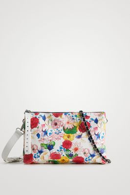 SALE - (Was $229) Desigual White Floral Sling Bag