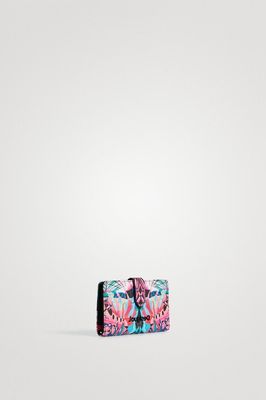 SALE - (Was $189) Desigual Pink Arty Jungle Patchwork Wallet