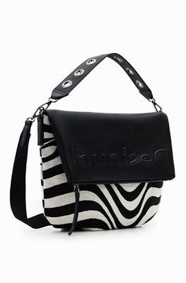 Desigual Half-Logo Zebra Bag