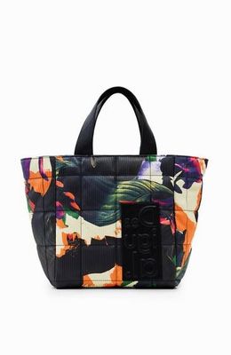 Desigual Textured Camo Shopper Bag