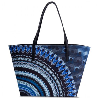 SALE - (Was $189) Desigual - Blue Fabric Shopper