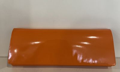 SALE - (Was $69) Olga Berg Patent Orange Clutch