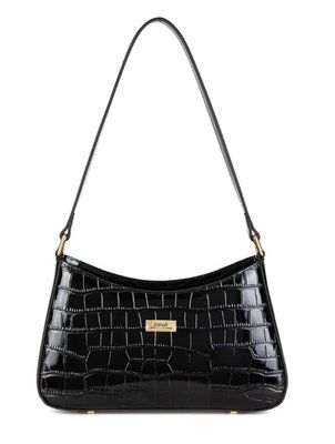 Serenade Pandora Black Patent Leather Bag with RFID