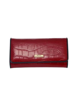 Serenade Red Pandora Large Leather Wallet