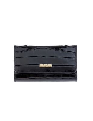 Serenade Black Pandora Medium Leather Wallet