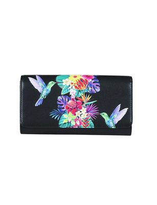 Serenade RFID Hummingbird Large Leather Wallet