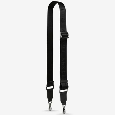 Status Anxiety Without You Black Webbing Strap