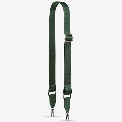 Status Anxiety Without You Green Webbing Strap