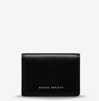 Status Anxiety Easy Does It Black Wallet