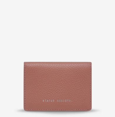 Status Anxiety Easy Does It Dusty Rose Wallet