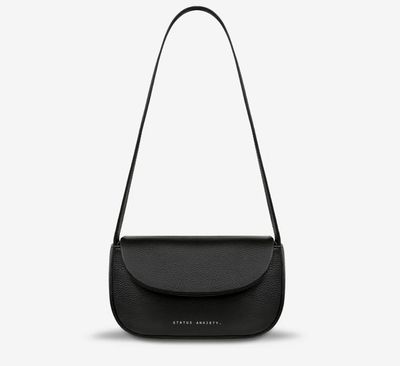 Status Anxiety One Of These Days Black Shoulder Bag