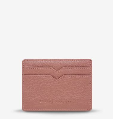 Status Anxiety Together For Now Dusty Rose Card Holder