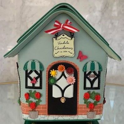 SALE - (Was $199) Vendula Mint Chocolatier Little Cottage House