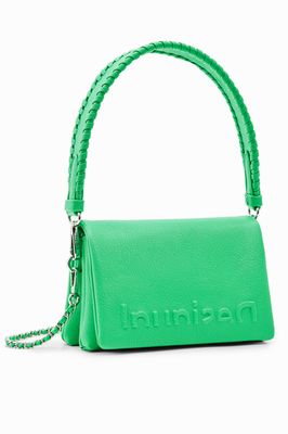 Desigual Green Mini Half-Logo Crossbody Bag
